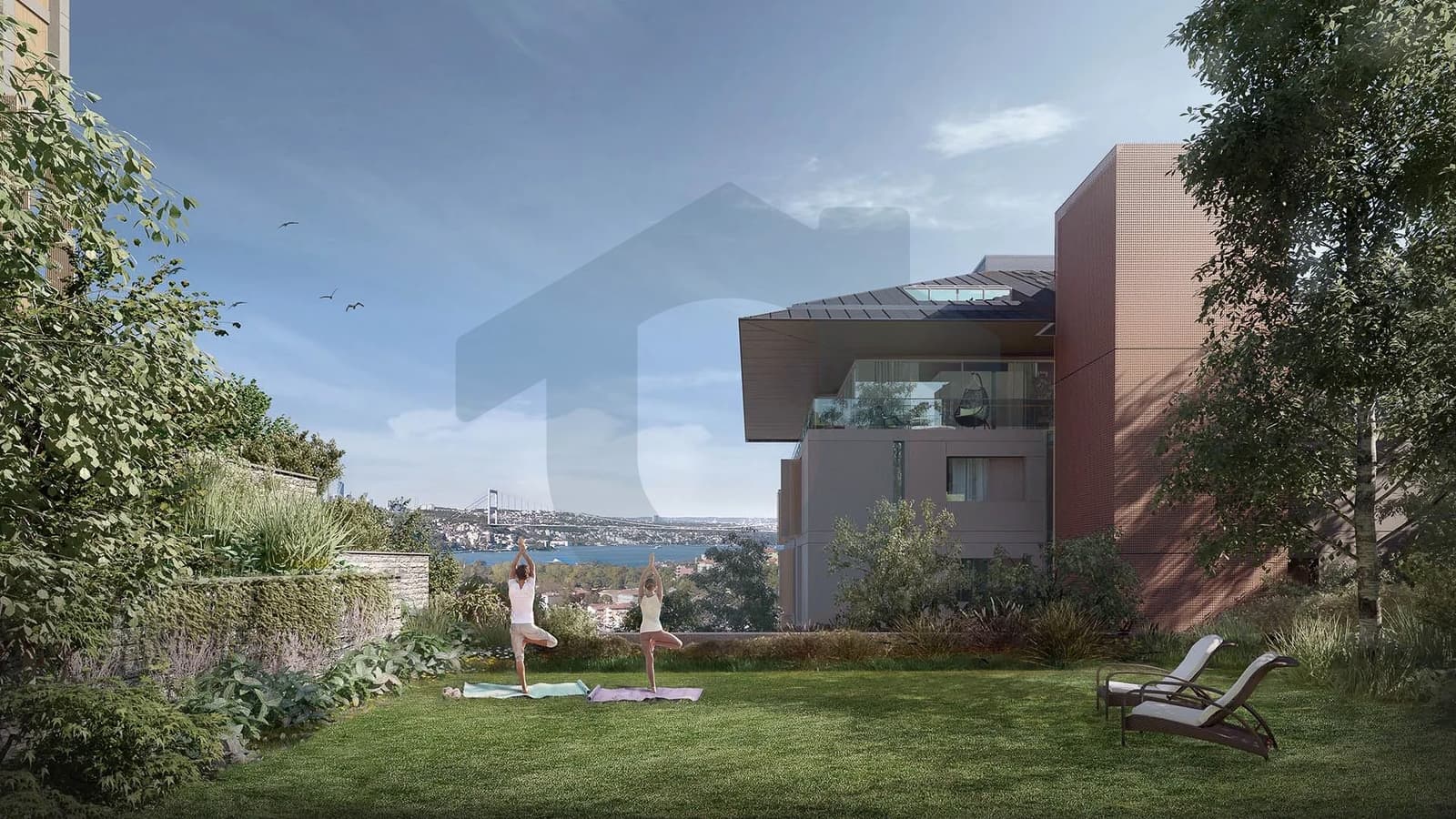 NEF Kandilli Reserve'de 3,5+1 Boğaz Manzaralı Şerefiyeli Teraslı