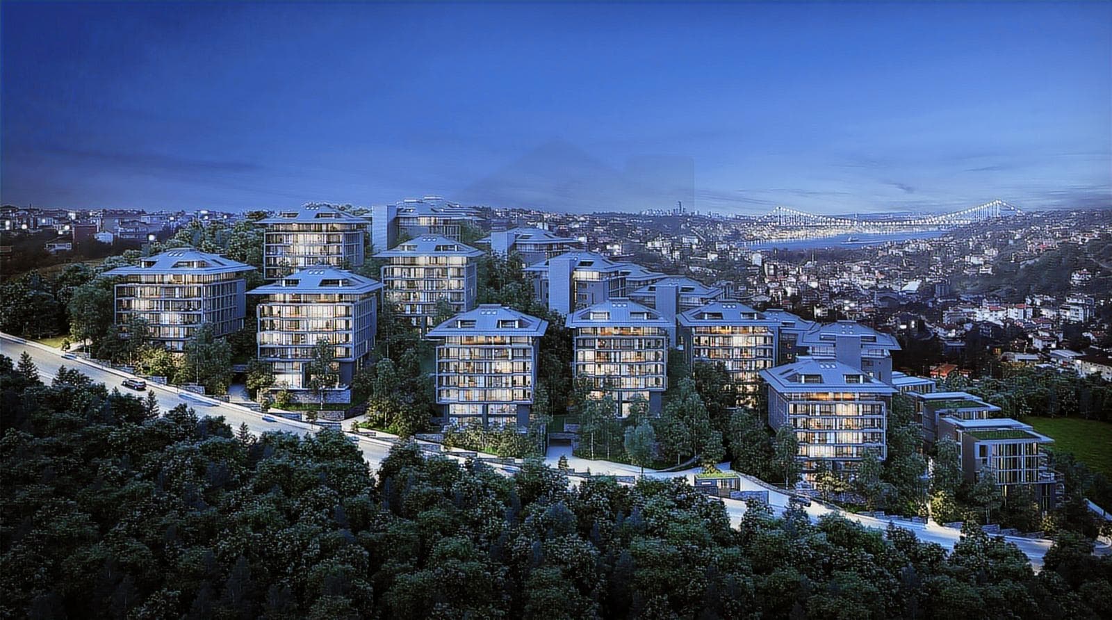 NEF Kandilli Reserve'de 3,5+1 Boğaz Manzaralı Şerefiyeli Teraslı image 3